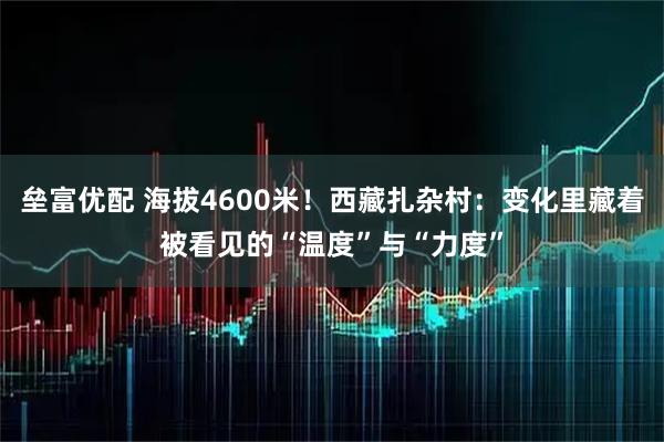 垒富优配 海拔4600米！西藏扎杂村：变化里藏着被看见的“温度”与“力度”