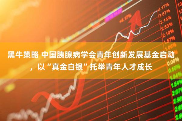 黑牛策略 中国胰腺病学会青年创新发展基金启动，以“真金白银”托举青年人才成长